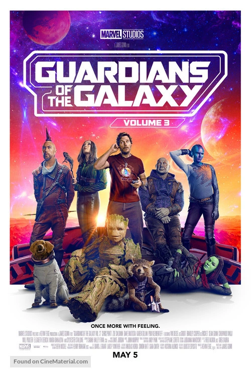 Affiche de Les Gardiens de la Galaxie Vol. 3